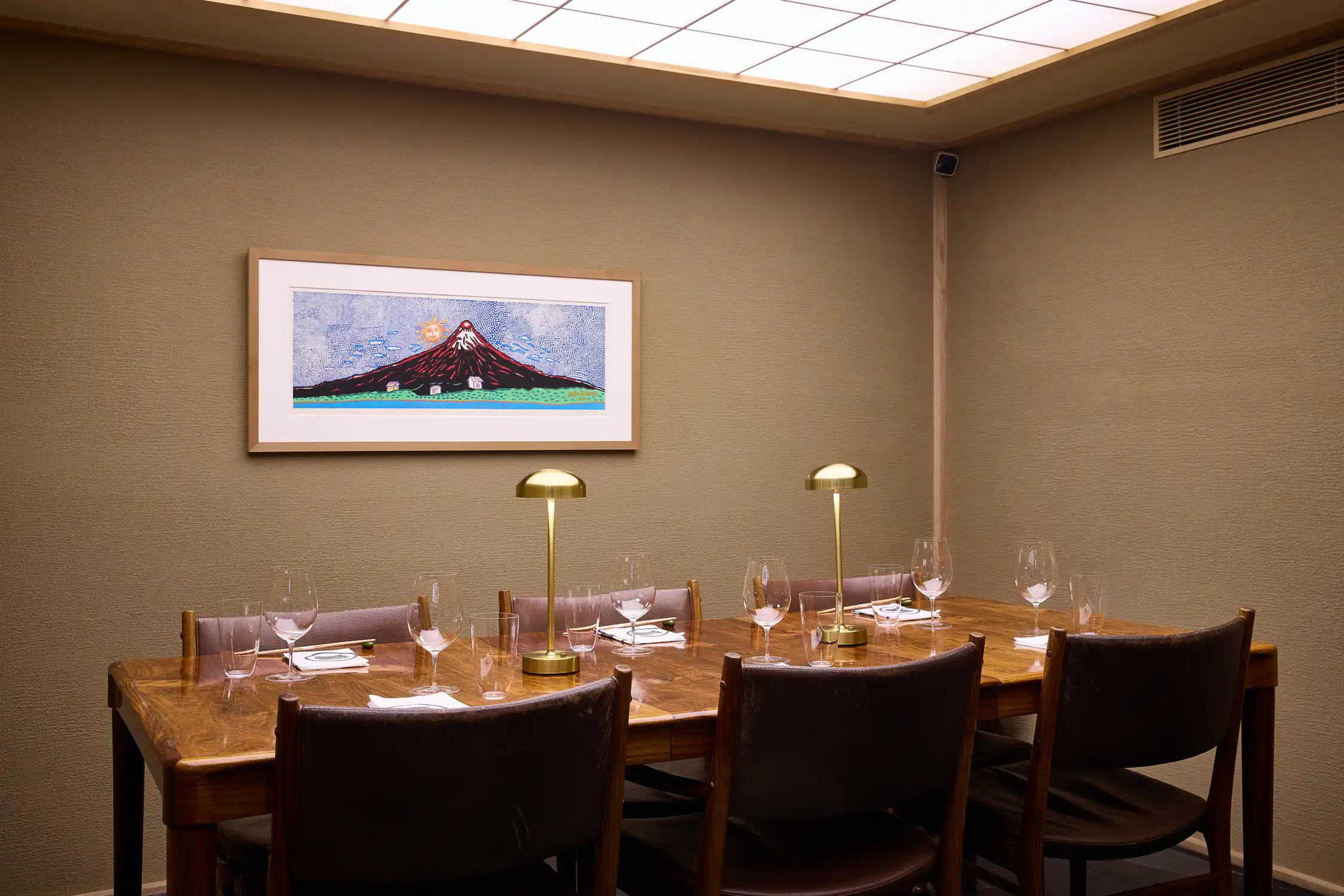 Private dining room at Roketsu